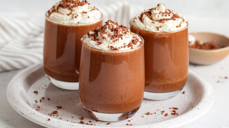 servings of chocolate mousse