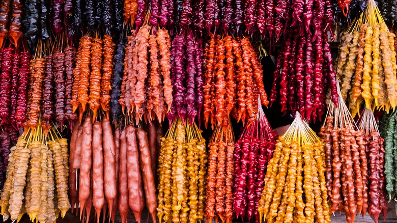 hanging Churchkhela treats