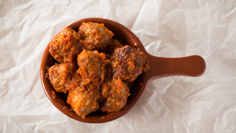 albondigas in bowl