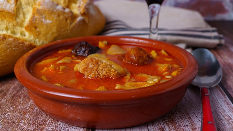 Madrid tripe stew