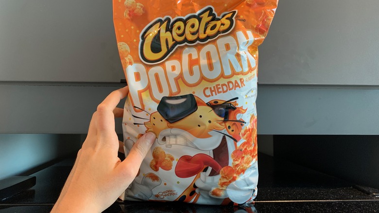 Bag of Cheetos Flavored Popcorn