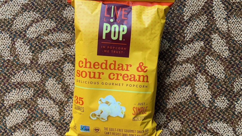 Bag of Live Love Pop Cheddar and Sour Cream