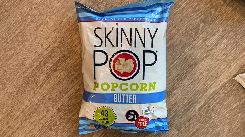 Bag of SkinnyPop Butter Popcorn