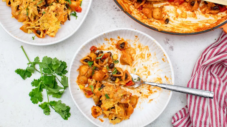 black bean and corn pasta