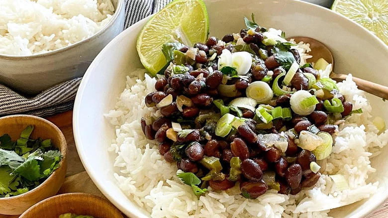 black beans and rice