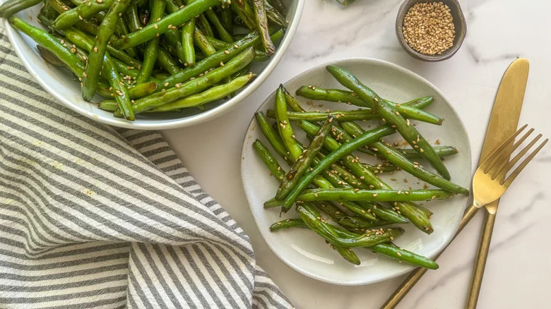 sesame green beans