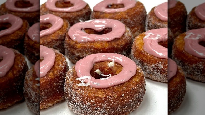 cronuts in a row