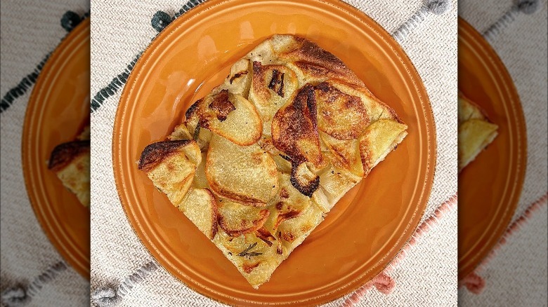 Italian bread with potatoes 