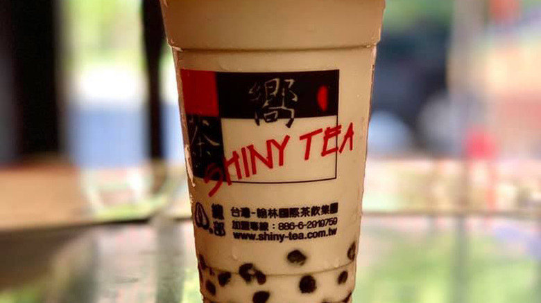 boba drink from Shiny Tea