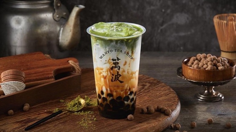 Wanpo Tea boba drink