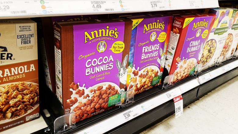 annies cereal boxes