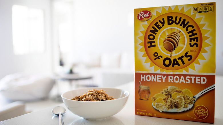 honey bunches of oats cereal bowl