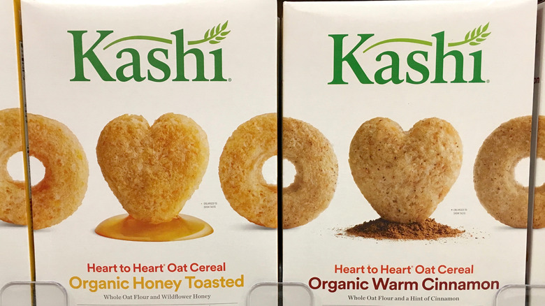 kashi oat cereal boxes 