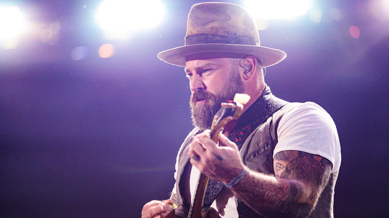 Zac Brown performing on stage