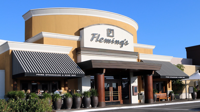 Front of Fleming's steakhouse