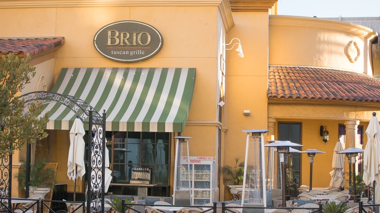 Front of Brio Italian Restaurant