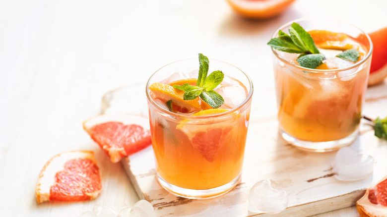 Aperol Punch in a glass