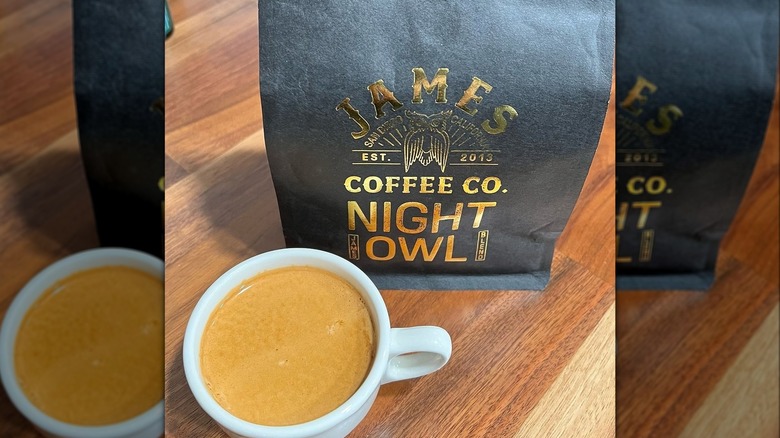 James Coffee Co. coffee bag