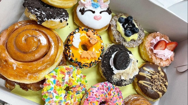 Playful doughnuts at Colorado Donuts