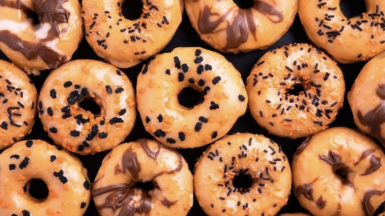 Various glazed doughnuts