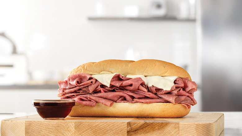 Arby's half-pound sandwich