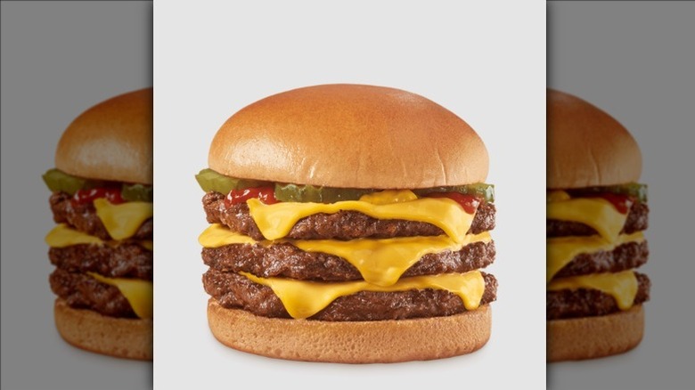 Dairy Queen triple cheeseburger