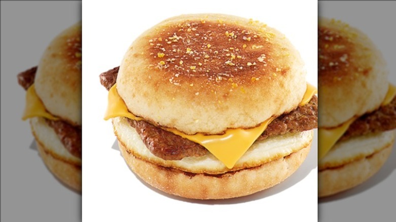 Dunkin' breakfast sandwich