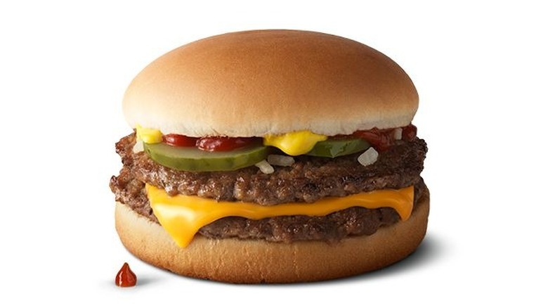 McDonald's McDouble burger