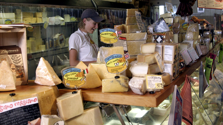 Zingerman's Deli cheese counter woman