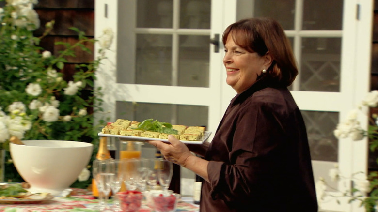 Ina Garten serving food