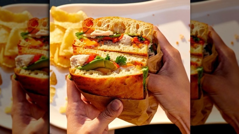 Chipotle Chicken Avocado Melt