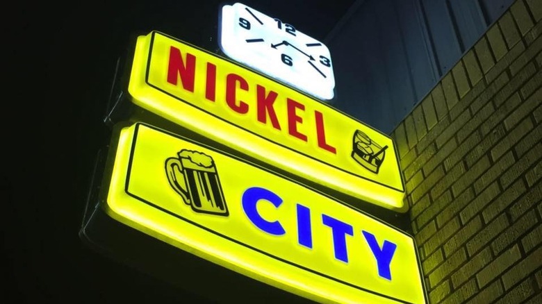 Nickel City vintage sign