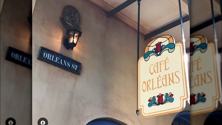 Café Orleans signage outside