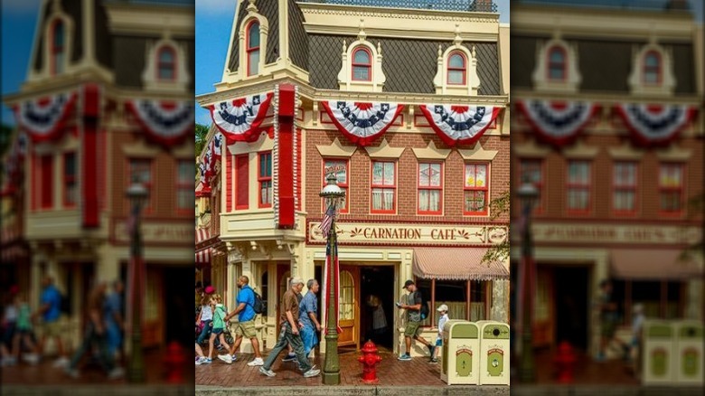 Exterior of Carnation Cafe