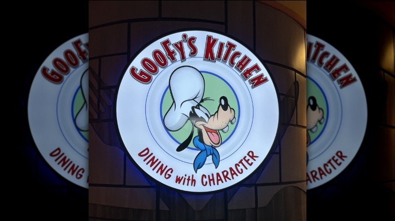 Goofy's Kitchen sign