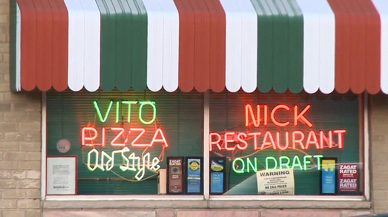 Vito & Nick's neon signs