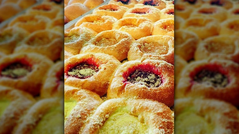 Assortment of fruit kolaches