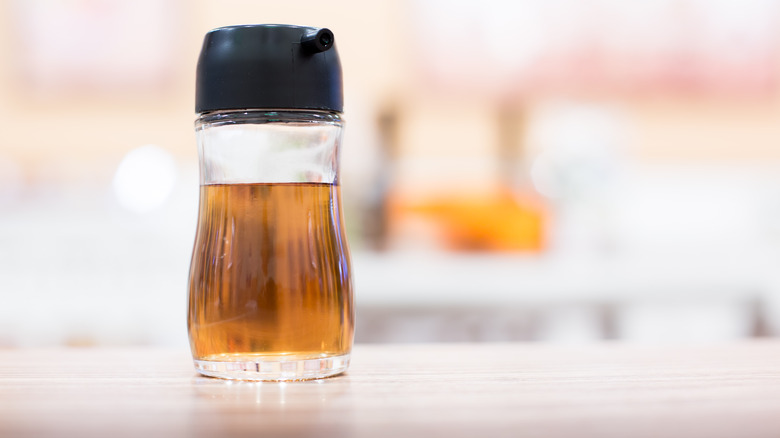 Fish sauce in glass jar