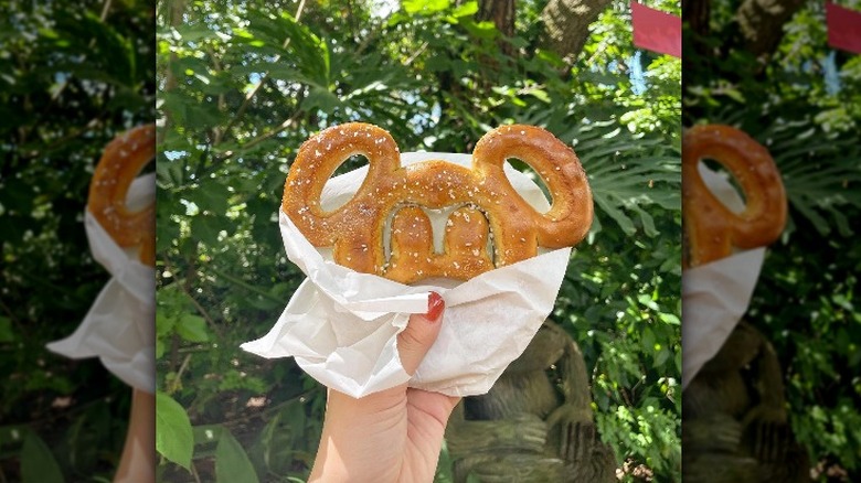 Huge Mickey Pretzel