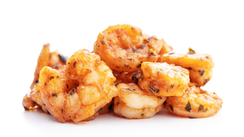 Large cooked shrimp