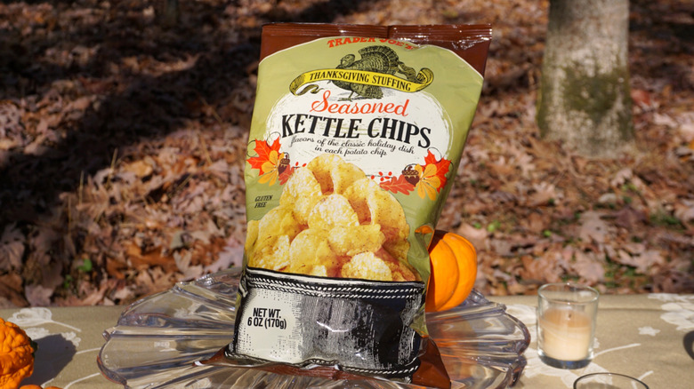 Trader Joe's Thanksgiving Stuffing Kettle Chips