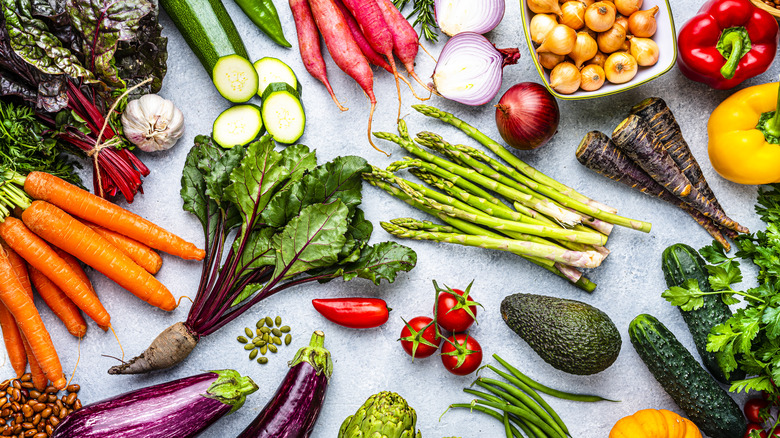 An assortment of vegetables