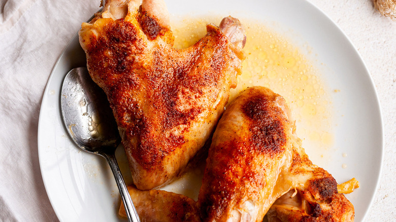 turkey wings on plate