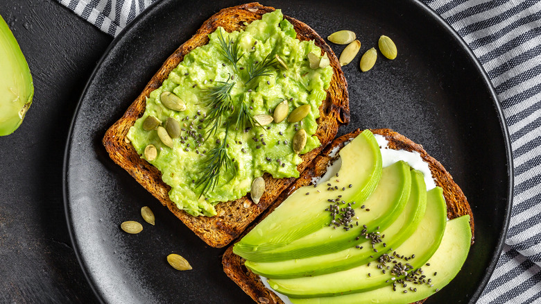 Avocado on bread