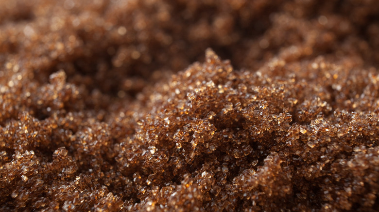 Brown sugar as background