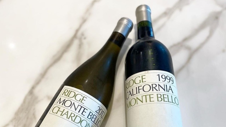 Ridge Monte Bello wine pair