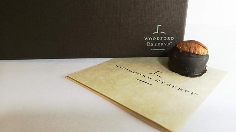 Woodford Reserve box with truffle