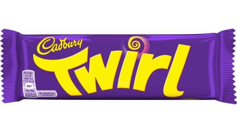 Cadbury Twirl candy bar