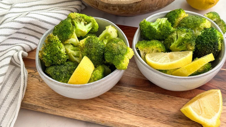 sautéed broccoli in bowls