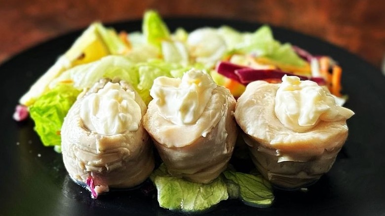 Chilean abalone with mayonnaise